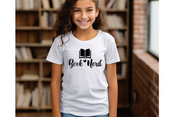 Book Nerd: A Versatile Graphic for T-Shirt Designs