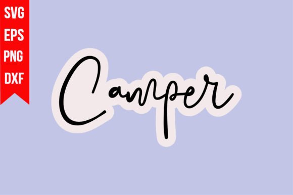 Camper Graphics: A Versatile T-Shirt Design Asset
