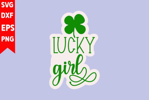 Lucky Girl Graphics for T-Shirt Designs and Craft Projects